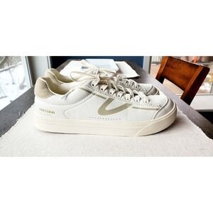 Tretorn Serve Womens White Tan Low Top Sneakers 1827276 Size 7 M